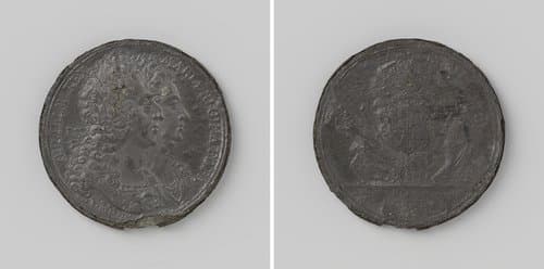 Verdrijving van Jacobus II en kroning van Willem III en Maria II Stuart by Jan Smeltzing (I)