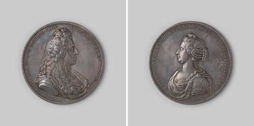 Kroning van Willem III en Maria II Stuart by anonymous