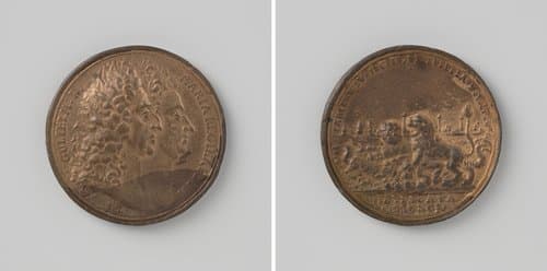 Onderwerping van Ierland door Willem III by Jan Smeltzing (I)
