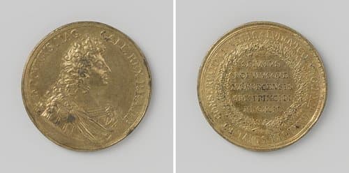 Inname van Namen door de Fransen, ter ere van Lodewijk XIV, penning geslagen door raad en volk van die stad by anonymous