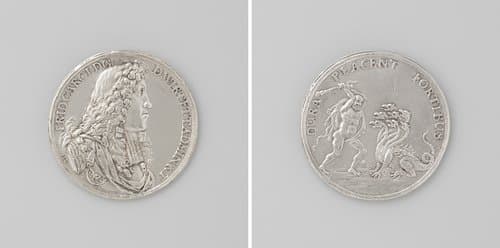 Frederik Karel, hertog van Württemberg-Teck door Lodewijk XIV vrijgelaten