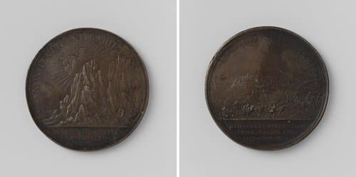 Coni bevrijd van Franse belegering door de Duitse keizer en de prins van Oranje, en Rheinfels en St. Goar ontzet door de Landgraaf van Hessen by Jan Smeltzing (I)