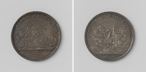 Brussel opnieuw opgebouwd na het Franse bombardement by Christian Wermuth