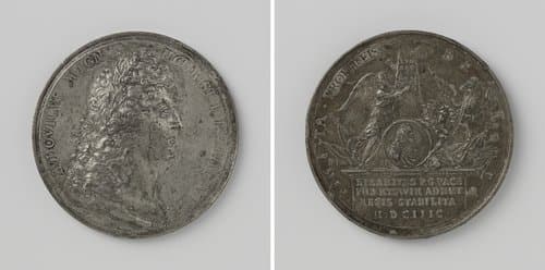 Vrede van Rijswijk en inname van Barcelona en Ath, ter ere van Lodewijk XIV by anonymous