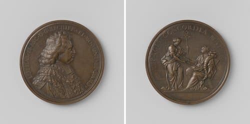 Vrede van Rijswijk, ter ere van Lothar Franz van Schonborn, aartsbisschop van Mainz en bisschop van Bamberg by Philipp Heinrich Müller