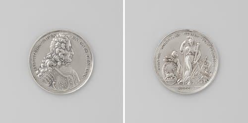 Leopold I overwint de Fransen bij Luzara by Martin Smeltzing