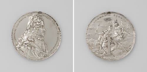 Verovering van Landau door Jozef I by Johann Georg Seidlitz