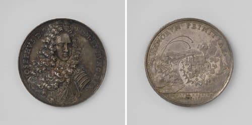 Verovering van Landau door Jozef I by Philipp Heinrich Müller