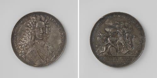 Vertrek van Karel III uit Wenen om bezit te nemen van de Spaanse troon