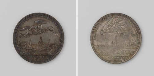 Heroveren van Augsburg en inname van Ulm by Georg Friedrich Nuernberger