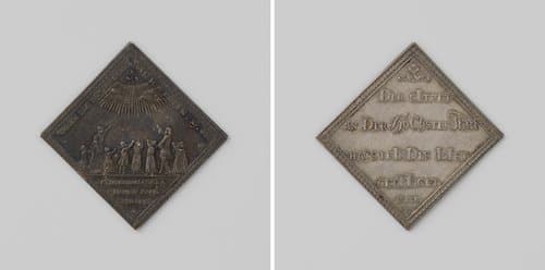 Vredesfeest van de kinderen te Augsburg en herdenking van de slag bij Blenheim by Georg Friedrich Nuernberger