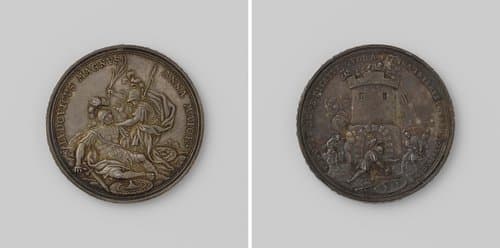 Overwinning van Anna over Lodewijk XIV by anonymous