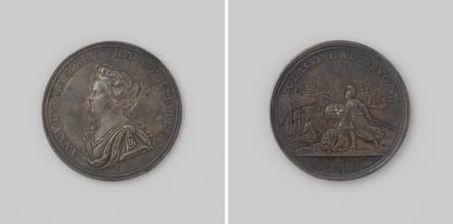 Mislukte invasie van Jacobus III in Schotland by John Croker