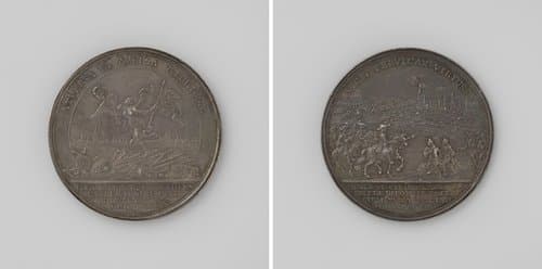 Slag bij Oudenaarde en inname van Rijssel by Martin Smeltzing