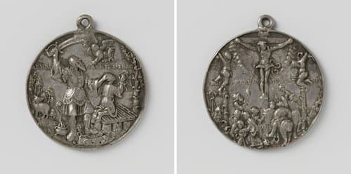 Offer van Isaak en kruisiging