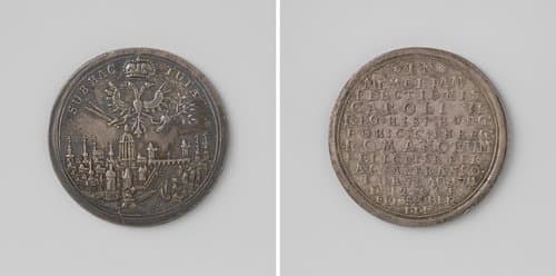 Karel VI gekozen tot Duits keizer by Johann Jeremias Freytag