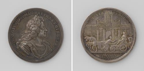 Aankomst van George Lodewijk in Londen by John Croker