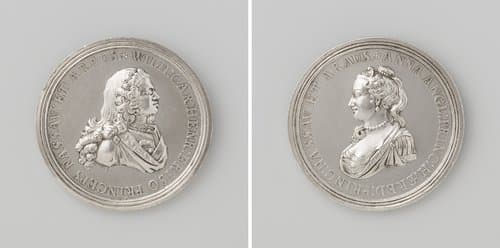 Huwelijk van Willem IV met prinses Anna van Engeland te Londen by Nicolaas van Swinderen