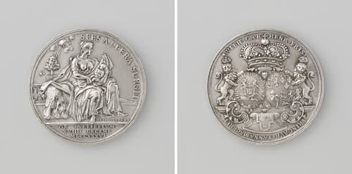 Geboorte en overlijden van de dochter van Willem IV en Anna van Hannover by Nicolaas van Swinderen