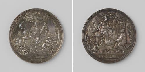 Derde eeuwfeest van de uitvinding van de boekdrukkunst by Martinus Holtzhey