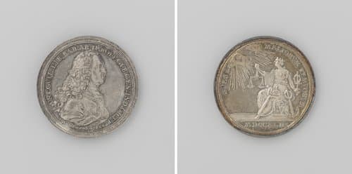 Aankomst van Gustaaf Willem by Martinus Holtzhey