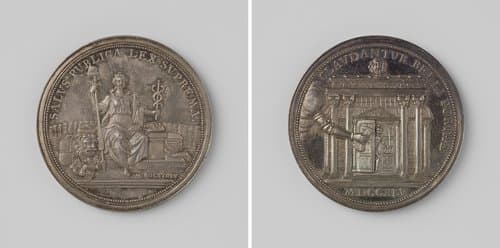 Aanvang van 1745, op de hoop dat de oorlog dit jaar beeindigd wordt by Martinus Holtzhey