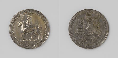 Verheffing van de prins van Oranje tot stadhouder by anonymous