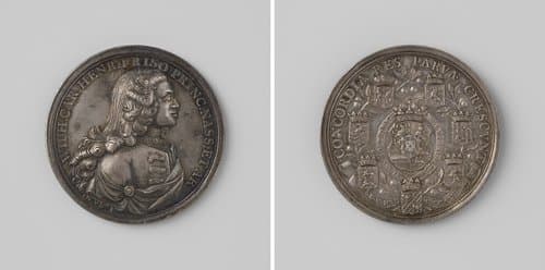 Verheffing van de prins van Oranje tot stadhouder by Nicolaas van Swinderen