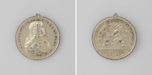 Verheffing van de prins van Oranje tot stadhouder by Nicolaas van Swinderen