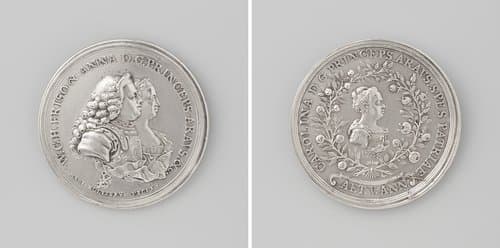 Vijfde verjaardag van prinses Carolina by Martinus Holtzhey