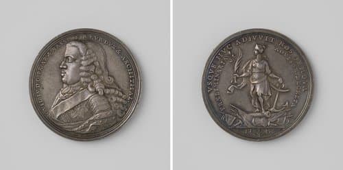 Tekenen van de voorlopige vrede te Aken by Nicolaas van Swinderen