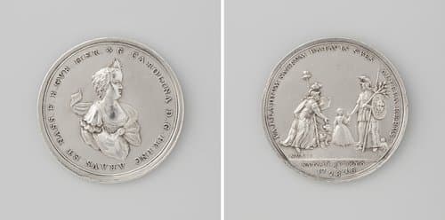 Vijfde verjaardag van prinses Carolina by Nicolaas van Swinderen