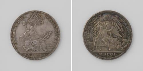 Aanvang van het jaar 1750 by Johan George Holtzhey