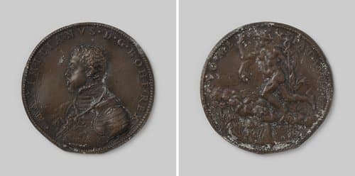 Maximiliaan, koning van Bohemen by Leone Leoni