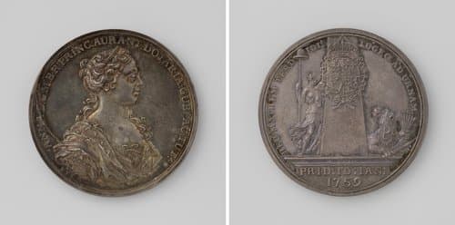 Overlijden van Anna van Hannover by Nicolaas van Swinderen