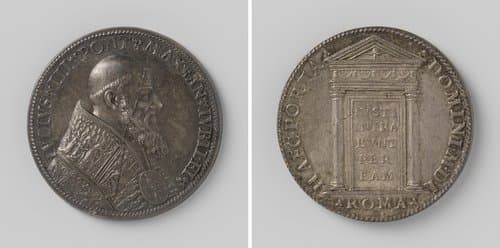 Jubeljaar afgekondigd door paus Julius III by Giovan Giacomo Bonzagni