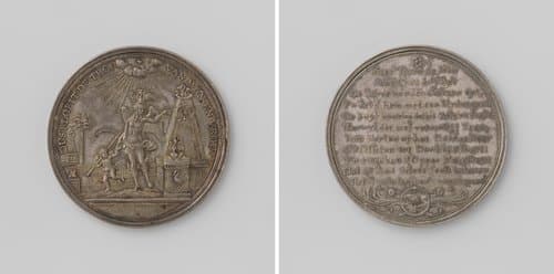 Vijfentwintigjarige huwelijk van J.C. Cuyck van Mierop en Sara Cloek