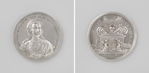 Overlijden van Maria Louise by Nicolaas van Swinderen