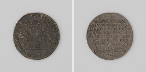 Inhuldiging van Willem V by anonymous