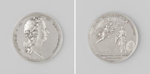 Geboorte van Willem Frederik, erfprins van Oranje-Nassau by Theodorus Victor van Berckel