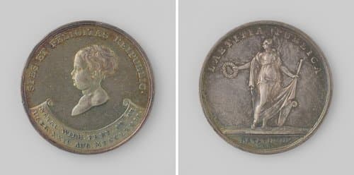 Geboorte van Willem Frederik by Theodorus Victor van Berckel
