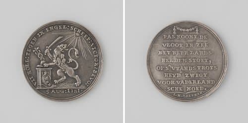 Slag bij Doggersbank by Johannes Michiel Lageman