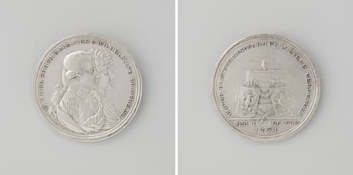 Huwelijk van Willem Frederik, erfprins van Oranje-Nassau en Fredrika Louise Wilhelmina, prinses van Pruisen by anonymous