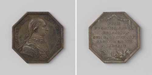 Karel Lodewijk Johan, landvoogd der zuidelijke Nederlanden verdrijft de Fransen by anonymous