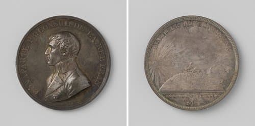 Vrede van Luneville, ter ere van Napoleon Bonaparte, premier consul van Frankrijk by Jean-Pierre Droz