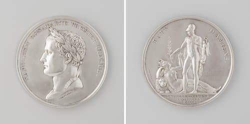 Vrede van Amiens, ter ere van Napoleon Bonaparte, premier consul van Frankrijk