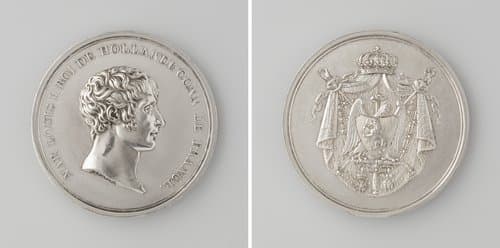 Lodewijk Napoleon, koning van Holland, connetable de France by George (medailleur)