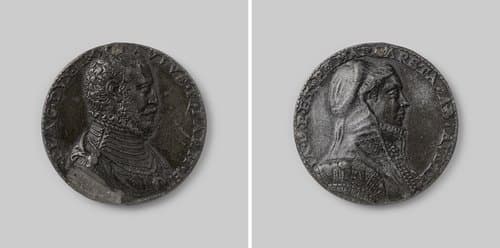 Margaretha van Parma en Ottavio Farnese van Parma by anonymous