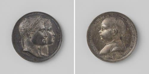 Geboorte van Napoleon Frans Karel Jozef, zoon van Napoleon I Bonaparte en Marie Louise, keizer en keizerin der Fransen