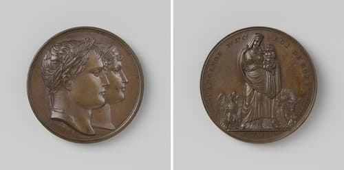 Geboorte van Napoleon Frans Karel Jozef, zoon van Napoleon I Bonaparte en Marie Louise, keizer en keizerin der Fransen